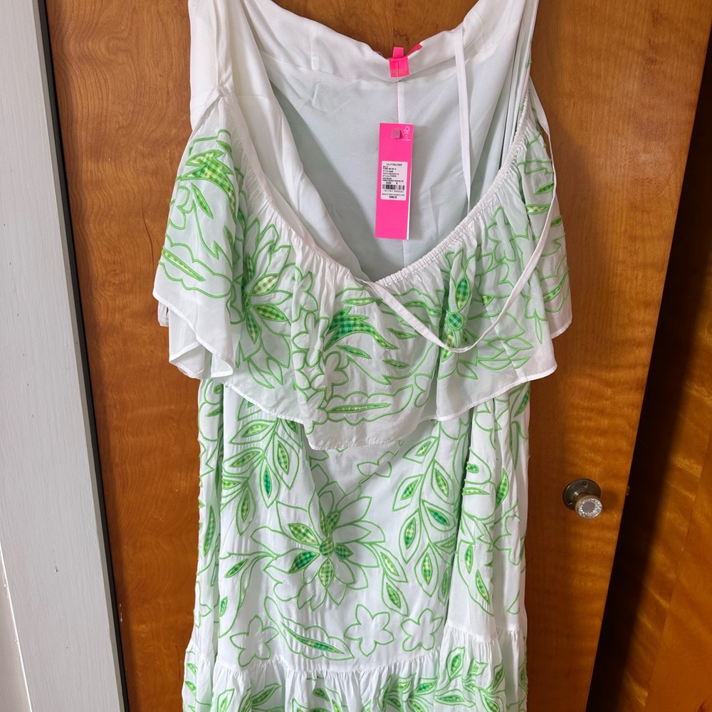 NWT!!! Lilly Pulitzer Quinlee Embroidered Maxi Dress - Size 8 - Picture 9 of 12